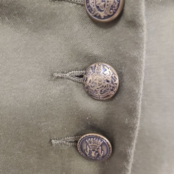 EXPRESS Green Blazer Military Style Size 2 - Picture 10 of 10